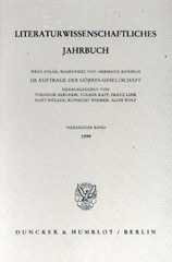 eBook, Literaturwissenschaftliches Jahrbuch., Duncker & Humblot