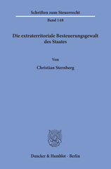 E-book, Die extraterritoriale Besteuerungsgewalt des Staates., Duncker & Humblot