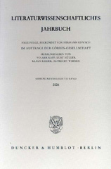 E-book, Literaturwissenschaftliches Jahrbuch., Duncker & Humblot