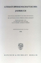 eBook, Literaturwissenschaftliches Jahrbuch., Duncker & Humblot