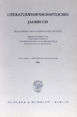 E-book, Literaturwissenschaftliches Jahrbuch., Duncker & Humblot