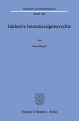 eBook, Inklusive Immaterialgüterrechte., Duncker & Humblot