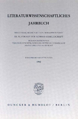 E-book, Literaturwissenschaftliches Jahrbuch., Duncker & Humblot