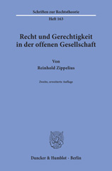 E-book, Recht und Gerechtigkeit in der offenen Gesellschaft., Duncker & Humblot