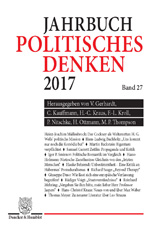 E-book, Politisches Denken. Jahrbuch 2017., Duncker & Humblot