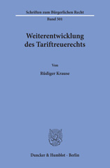 eBook, Weiterentwicklung des Tariftreuerechts., Duncker & Humblot