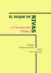 eBook, El Duque de Rivas y la instrucción pública, Gudín de la Lama, Enrique, Dykinson