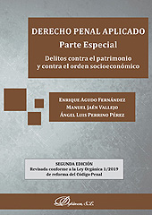 E-book, Derecho penal aplicado : parte especial : delitos contra el patrimonio y contra el orden socioeconómico, Agudo Fernández, Enrique, Dykinson