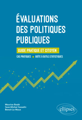 eBook, Évaluations des politiques publiques : Guide pratique et citoyen, Édition Marketing Ellipses