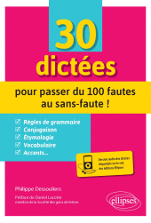 E-book, 30 dictées pour passer du 100 fautes au sans-faute!, Édition Marketing Ellipses