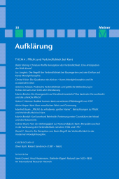 E-book, Aufklärung, Band 30: Pflicht und Verbindlichkeit bei Kant. Quellengeschichtliche, systematische und wirkungsgeschichtliche Beiträge, Felix Meiner Verlag