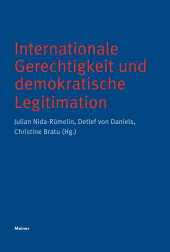E-book, Internationale Gerechtigkeit und demokratische Legitimation, Felix Meiner Verlag