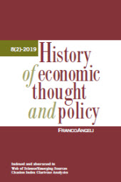 Issue, History of Economic Thought and Policy : 2, 2019, Franco Angeli