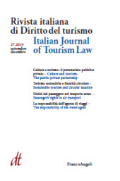 Artikel, Turismo sostenibile e fiscalità circolare, Franco Angeli