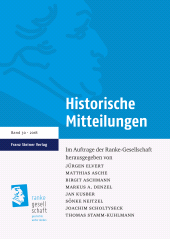 E-book, Historische Mitteilungen 30 (2018) : Vom Deutschen Bund über den Norddeutschen Bund zum neuen Deutschen Bund (1866-1870) / Michael Salewskis "Veränderungen", Franz Steiner Verlag GmbH