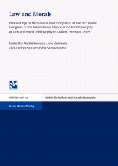eBook, Law and Morals : Proceedings of the Special Workshop held at the 28th World Congress of the International Association for Philosophy, Franz Steiner Verlag GmbH