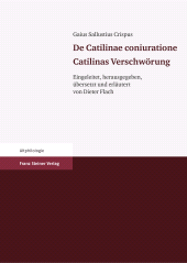 E-book, Gaius Sallustius Crispus: De Catilinae coniuratione. Catilinas Verschwörung, Franz Steiner Verlag GmbH