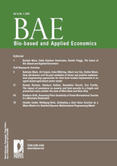 Fascicule, Bio-based and Applied Economics : 8, 1, 2019, Firenze University Press