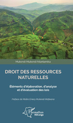 E-book, Droit des ressources naturelles : éléments d'élaboration, d'analyse et d'évaluation des lois, L'Harmattan Congo