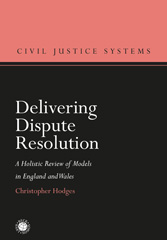E-book, Delivering Dispute Resolution, Hart Publishing