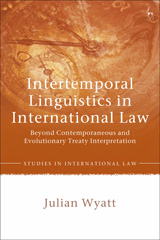 E-book, Intertemporal Linguistics in International Law, Hart Publishing