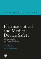 E-book, Pharmaceutical and Medical Device Safety, Hart Publishing