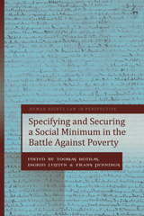 eBook, Specifying and Securing a Social Minimum in the Battle Against Poverty, Hart Publishing