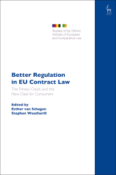 E-book, Better Regulation in EU Contract Law : The Fitness Check and the New Deal for Consumers, Hart Publishing