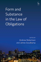 E-book, Form and Substance in the Law of Obligations, Hart Publishing