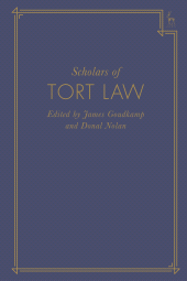 E-book, Scholars of Tort Law, Hart Publishing