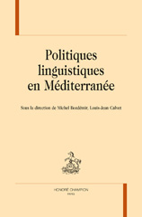 E-book, Politiques linguistiques en Méditerranée, Honoré Champion