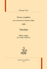 E-book, Narcisse 1858, Sand, George, Honoré Champion