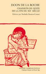 E-book, Doon de la Roche : Chanson de geste de la fin du XIIe siècle, Honoré Champion