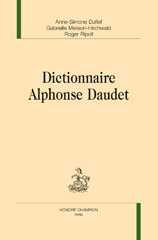 eBook, Dictionnaire Alphone Daudet, Honoré Champion
