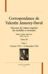 E-book, Correspondance de Valentin Jamery-Duval : Bibliothecaire des Ducs.., Honoré Champion