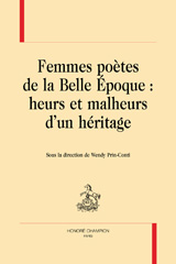 E-book, Femmes poètes de la Belle Époque : Heurs et malheurs d'un héritage, Honoré Champion