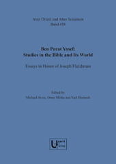 E-book, Ben Porat Yosef : Studies in the Bible and Its World: Essays in Honor of Joseph Fleishman, ISD