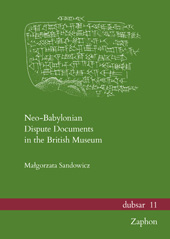 E-book, Neo-Babylonian Dispute Documents in the British Museum, ISD