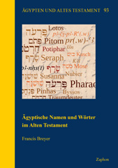 E-book, Agyptische Namen und Worter im Alten Testament, Breyer, Francis, ISD