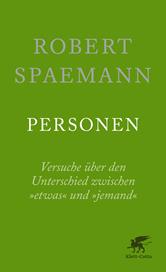 E-book, Personen : Versuche über den Unterschied zwischen "etwas" und "jemand", Klett-Cotta