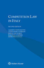 E-book, Competition Law in Italy, Toffoletto, Alberto, Wolters Kluwer