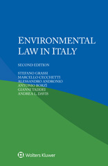 E-book, Environmental Law in Italy, Wolters Kluwer