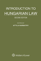 E-book, Introduction to Hungarian Law, Kluwer Law International