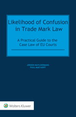 eBook, Likelihood of Confusion in Trade Mark Law, Kluwer Law International