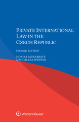 eBook, Private International Law in the Czech Republic, Pauknerová, Monika, Wolters Kluwer