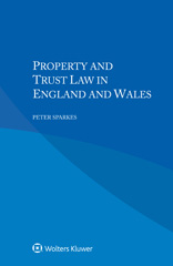 E-book, Property and Trust Law in England and Wales, Kluwer Law International