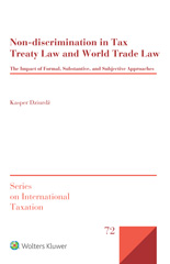E-book, Non-discrimination in Tax Treaty Law and World Trade Law, Kluwer Law International