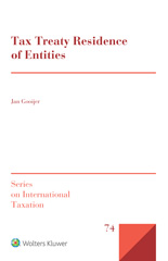 E-book, Tax Treaty Residence of Entities, Kluwer Law International