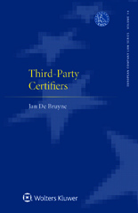 E-book, Third-Party Certifiers, Kluwer Law International