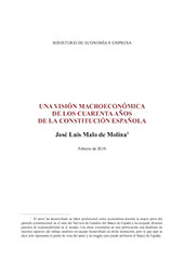 E-book, Una visión macroeconómica de los cuarenta años de la Constitución española, Malo de Molina, José Luis, Ministerio de Economía y Empresa